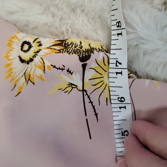 Madewell Blush Pink Floral Wrap Top XS - Picture 11 of 12